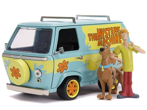 Jada Diecast 124th Scale Hollywood Rides Scooby Doo Mystery Machine With Shaggy And Scooby