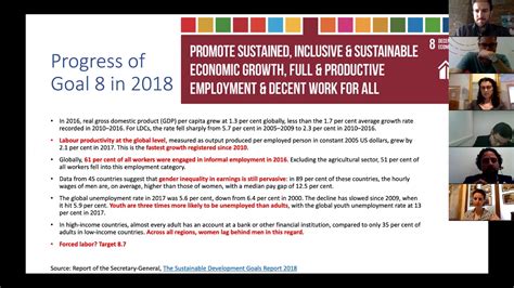 Webinar Sdg8 Decent Work And Economic Growth Youtube