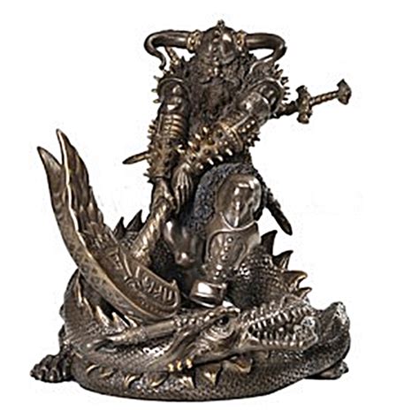 Thor And Midgard Serpent Bronze Finish Statue The Zen Shop