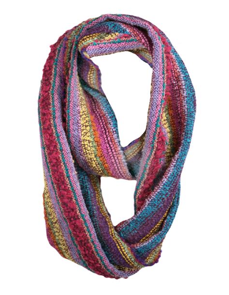 Boucle Alpaca Infinity Scarf-Fiesta | New Richmond Alpaca Farm