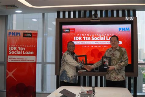 Bank Dbs Indonesia Salurkan Dana Pinjaman Sosial Rp Triliun Untuk Pnm