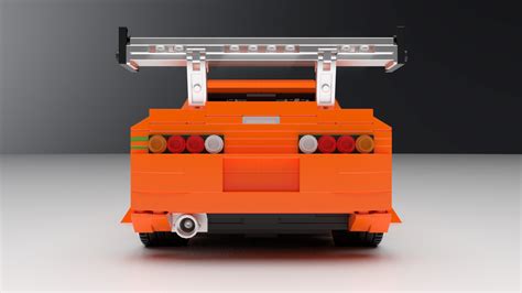 La Toyota Supra Mk4 Orange De Fast And Furious Existe En Lego