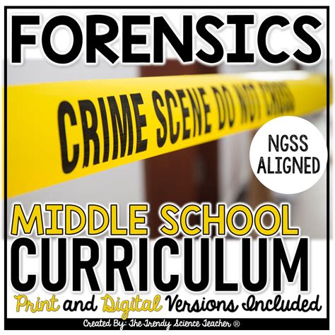 Middle School Forensics Curriculum Print And Digital ⋆ The Trendy Science Teacher