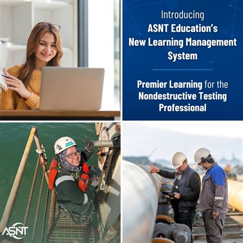 asnt ndt nondestructivetesting webinar elearning learn courses