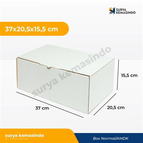 Jual Box 37x20 5x15 5 Cm Box Sepatu Elloso 3 Kardus Karton Polos