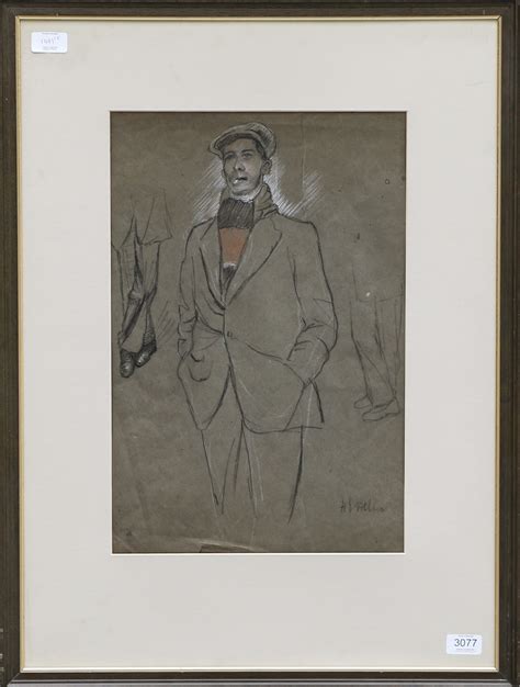 Harry Epworth Allen A Portrait Of A Gentlemen Three Quarter Length