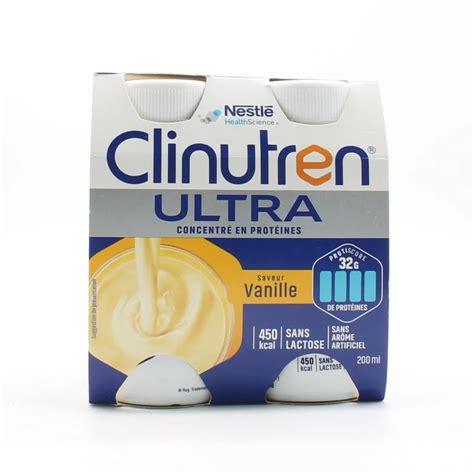 Clinutren Ultra Hyperconcentr Saveur Vanille X Ml