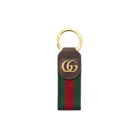 Gucci Ophidia Keychain In Brown Lyst