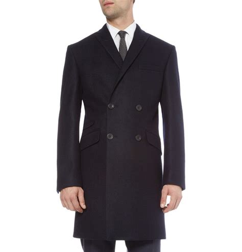 Spencer Hart Double Breasted Slim Fit Wool Coat Well Dressed Men Mens Designer Fashion Suit