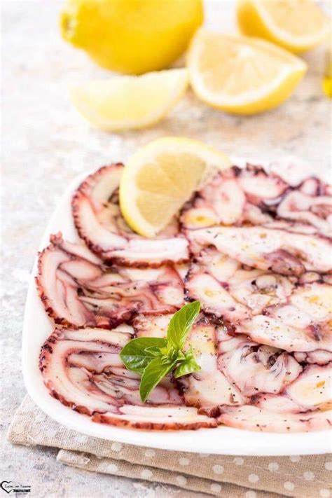 Carpaccio Di Polpo Ricetta Polpo In Bottiglia Sopressata Di Polpo