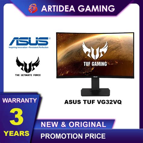 ASUS TUF GAMING VG32VQ CURVED HDR GAMING MONITOR 32" inch WQHD (2560x1440) 144Hz Adaptive-sync ...