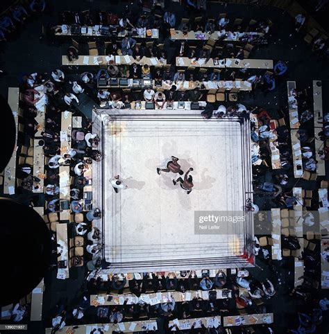 Aerial View Of Thad Spencer In Action Vs Ernie Terrell During Fight