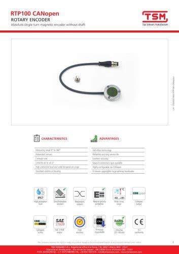 Tsm Brochure Tsm Sensors Srl Pdf Catalogs Technical Documentation