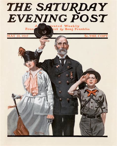 Ready to Serve, 1917 by Norman Rockwell - Paper Print - Norman Rockwell ...