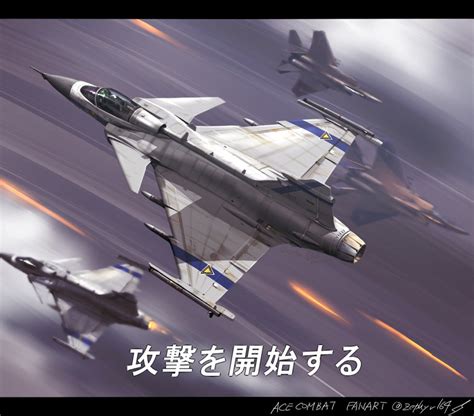 Larry Foulke And Cipher Ace Combat And 1 More Drawn By Zephyr164