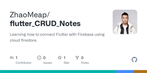 Github Zhaomeap Flutter Crud Notes Learning How To Connect Flutter