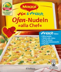 Kreativ Kulinarisch K Stlich Neue Maggi Fix Frisch Produkte