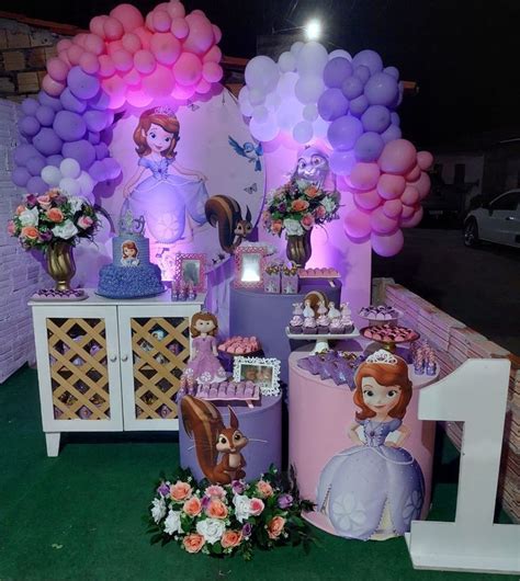 Festa Da Princesa Sofia - Festa princesa sofia 75 ideias e tutoriais para um evento digno da ...
