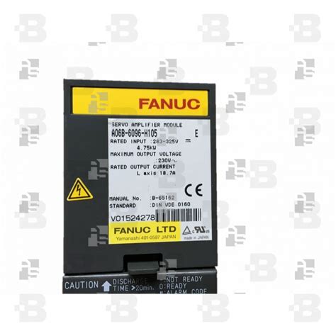 Azionamento Asse Fanuc A06B 6096 H105 SERVO AMPLIFIER ALPHA SVM 1 80 FSSB