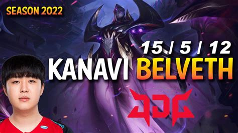 Jdg Kanavi Bel Veth Vs Graves Jungle Kr Ranked Youtube