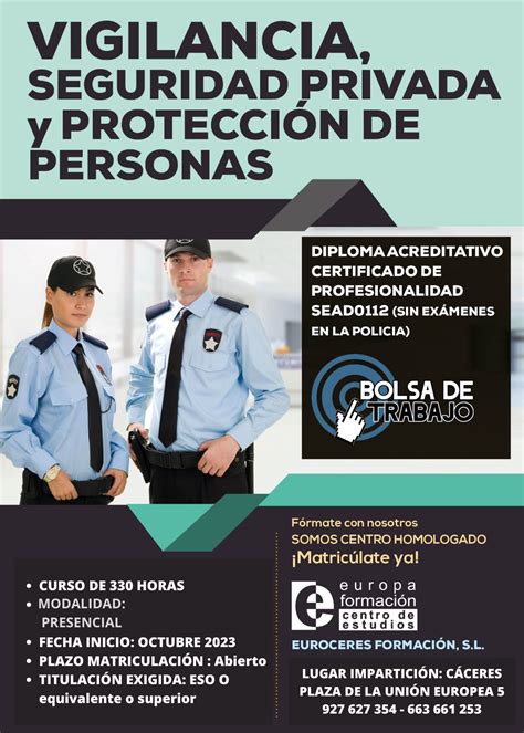 Curso De Vigilancia Seguridad Privada Y Protecci N De Personas