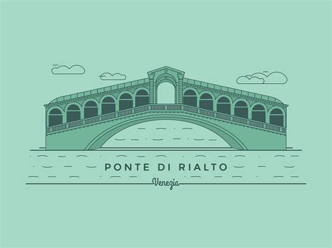 Ponte di Rialto by Juliet Maycock on Dribbble