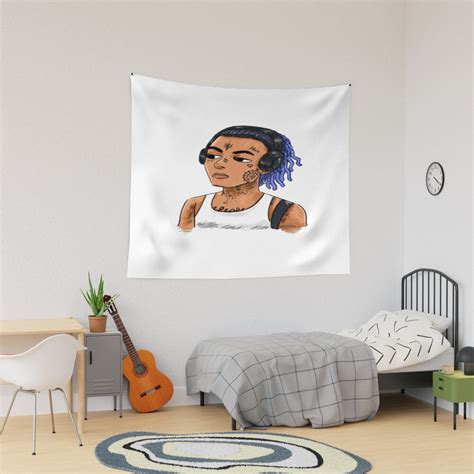 Xxxtentation Draw Cartoon Tapestries Xxxtentacion Store