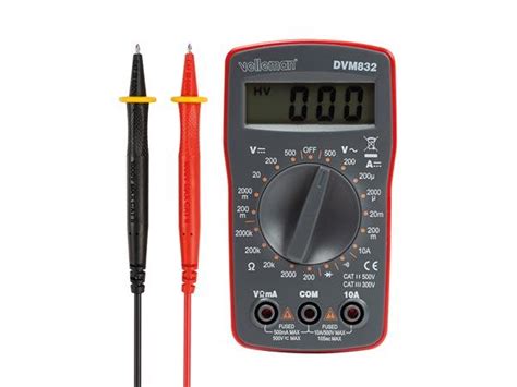 Digital multimeter - CAT II 500V / CAT III 300V - 10A - 1999 counts ...