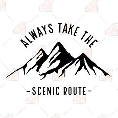 scenic route svg mountain svg premiumsvg