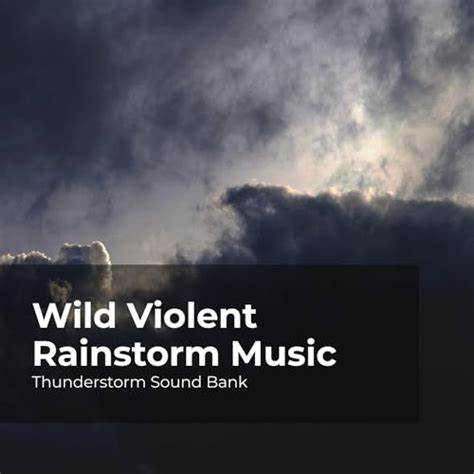 Wild Violent Rainstorm Music Von Thunderstorm Sound Bank Sounds Of