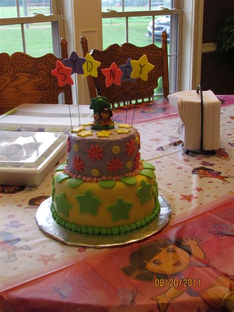 Dora Birthday Cake - CakeCentral.com