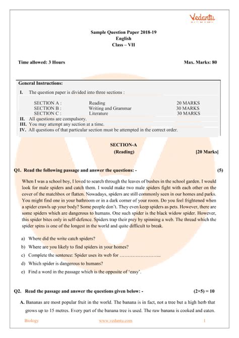 Th Class Of Cbse Board Exam Question Papers For English Your Exam Riset