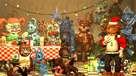 [SFM/FNAF] Merry Christmas Animatronics by Alighty22V2 on DeviantArt