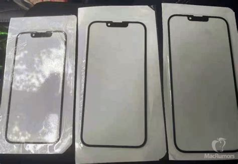 Leaked IPhone 13 Screen Panel Photo Shows Smaller Notch