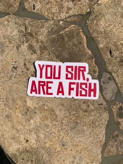 You Sir Are a Fish Sticker Cowboy Inspired | Etsy