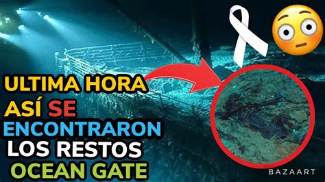 As Quedaron Los Restos Del Submarino Titan De Ocean Gate Y Sus Cuerpos