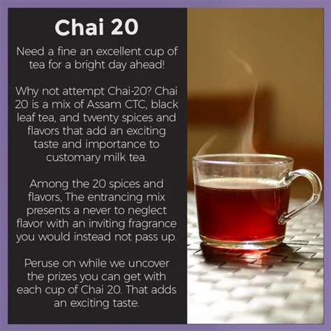 Masala Just Sipp Organic Chai Assam Packaging Size G At Rs