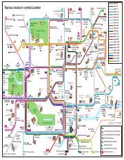 Key Bus Routes In Central London Pdf Key Bus Routes In Central London