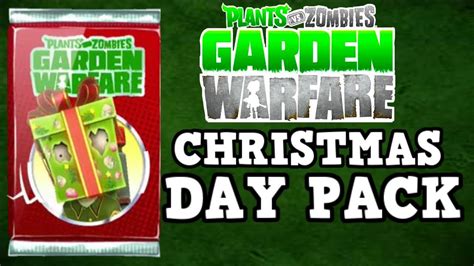 Christmas Day Pack Plants Vs Zombies Garden Warfare Merry Christmas