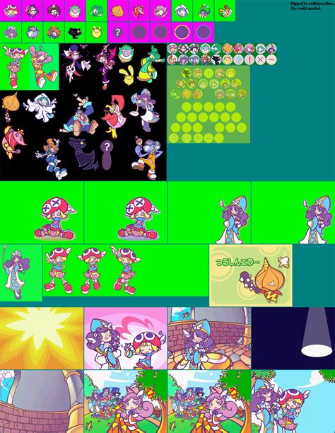 The Spriters Resource Full Sheet View Puyo Pop Fever 2 Puyo Pop