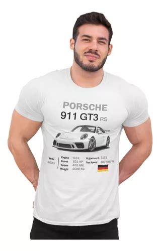 Playera Porsche Gt Rs Coches Velocidad Dama Caballero Ni O Meses Sin