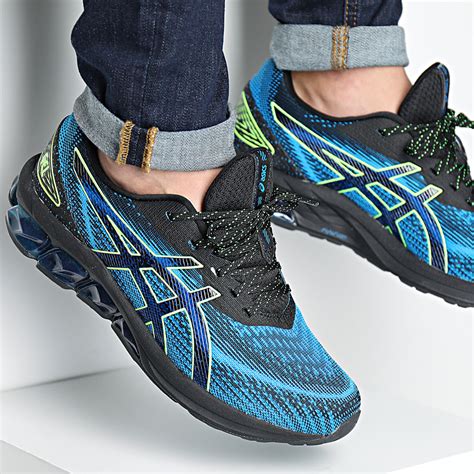 Asics Baskets Gel Quantum 180 Vii 1201a631 Black Directoire Blue