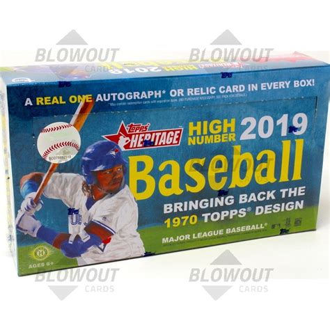 2019 Topps Heritage High Number Baseball Hobby