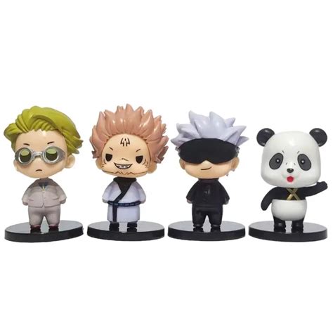 Jujutsu Kaisen Chibi Action Figures And Collectibles Goju Panda Sukuna