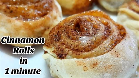 Cinnamon Rolls In 1 Minute Low Calorie Cinnamon Rolls Microwave Recipe Youtube