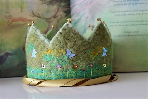 Waldorf Felt Birthday Crown Waldorf Inspired Felt Crown Etsy