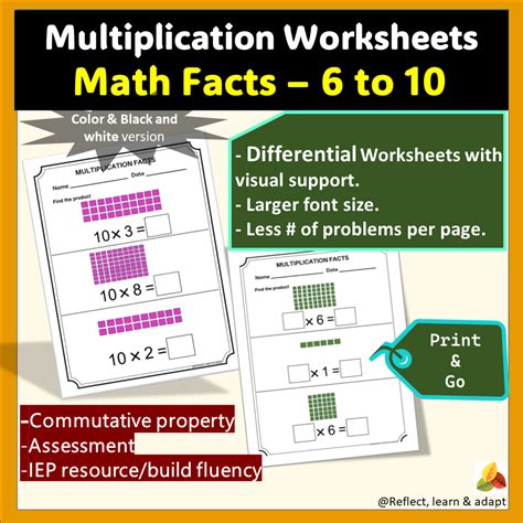 Multiplication Math Fact Fluency Time Tables To Adaptive