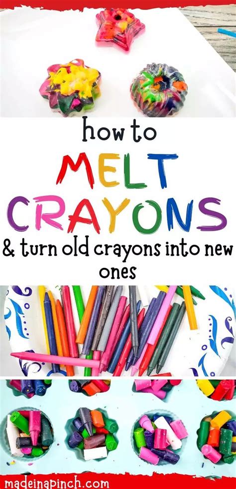 How To Melt Crayons Into New Shapes Artofit