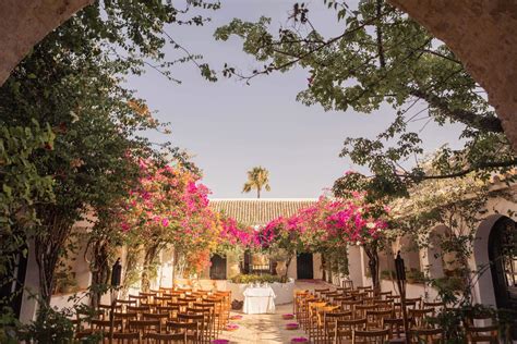 Courtyard wedding set up in Spanish Hacienda | The Grand Indian Wedding