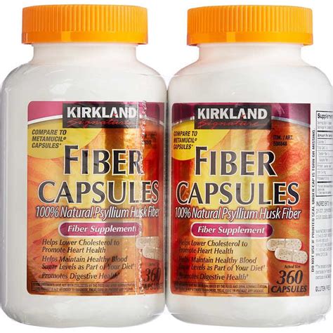 Kirkland Signature Psyllium Fiber 720 Capsules Costco